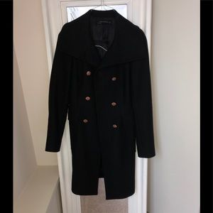 Zara double breasted wool coat